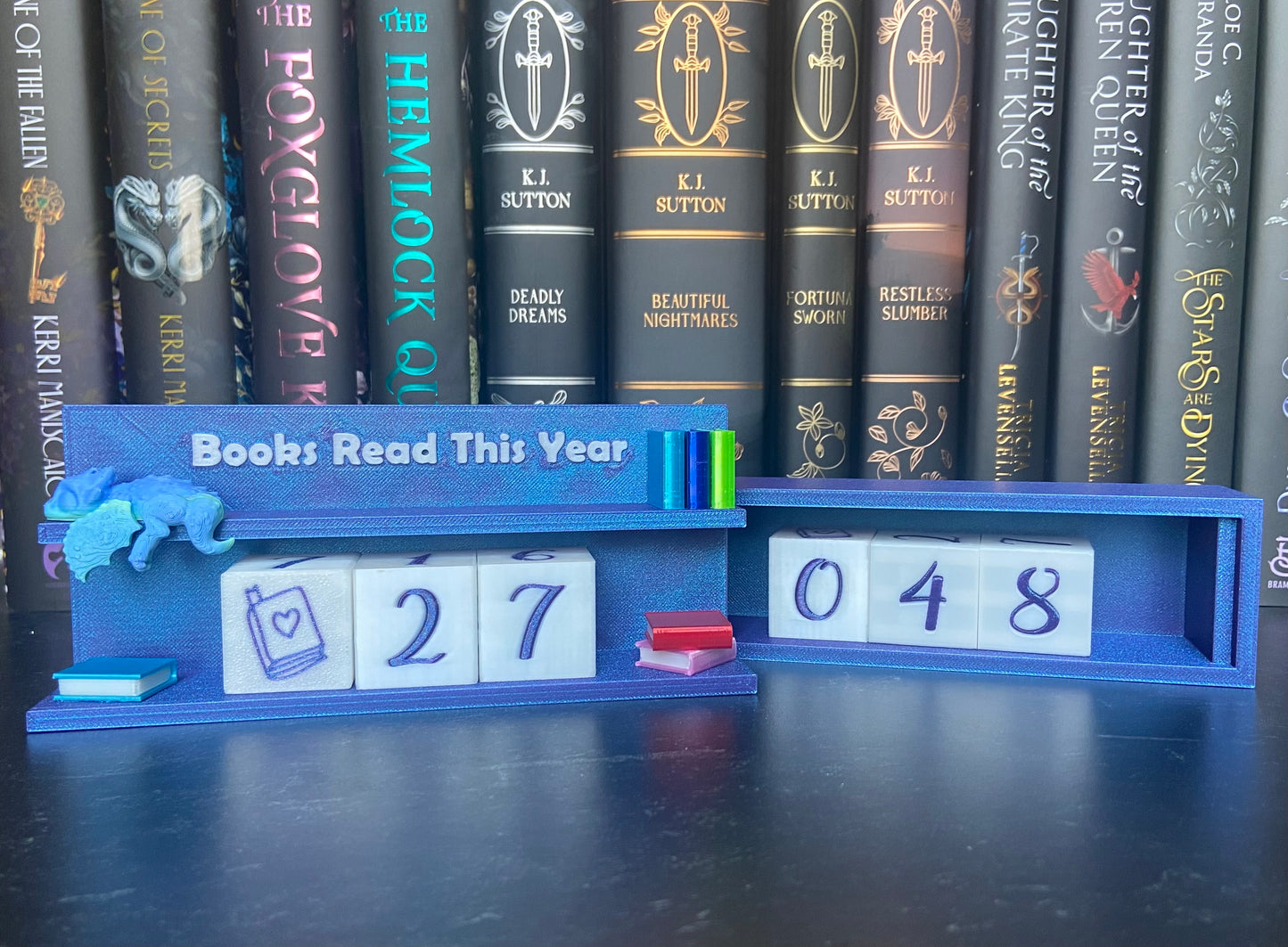 Books Read This Year Shelf Counter