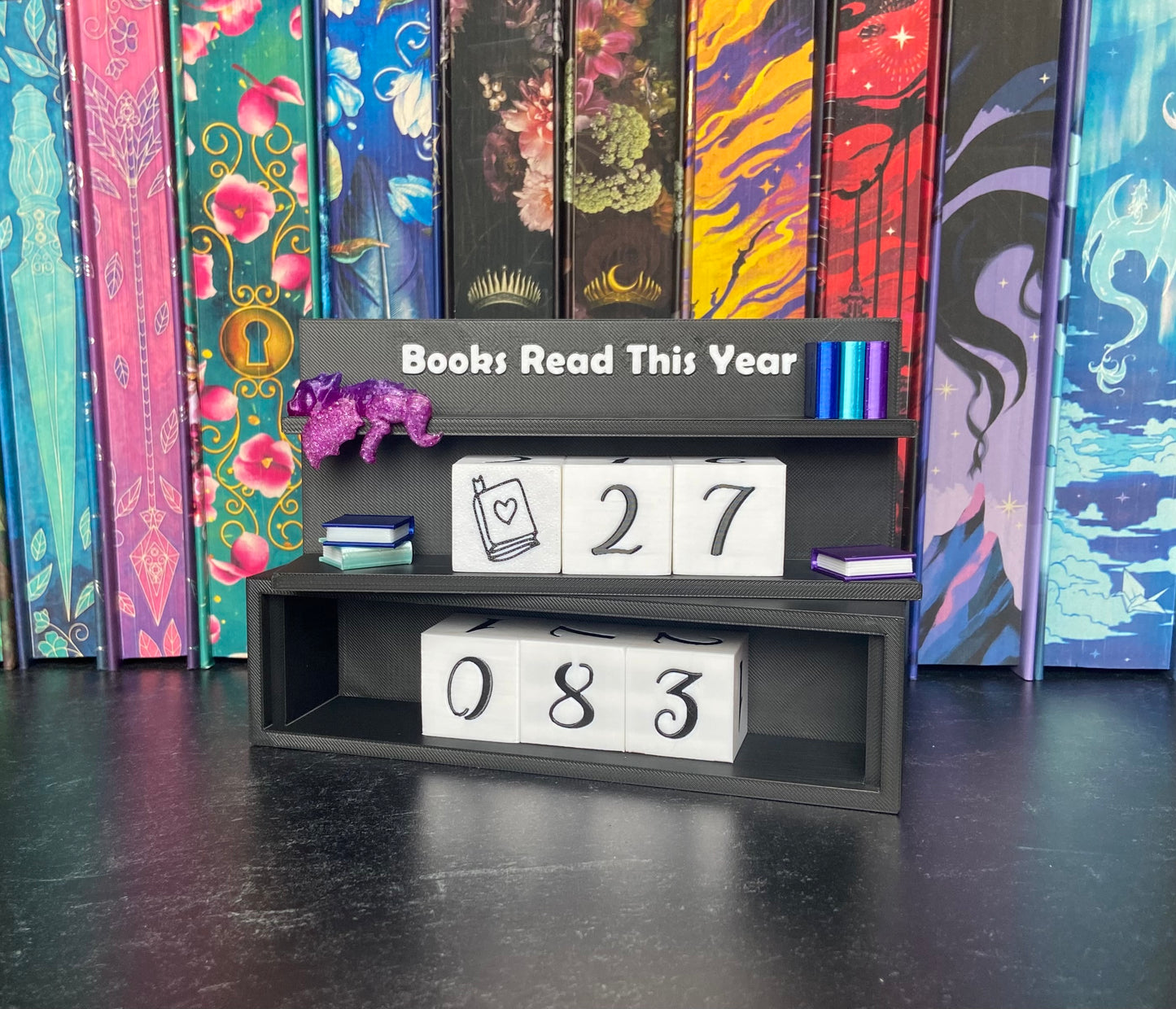 Books Read This Year Shelf Counter