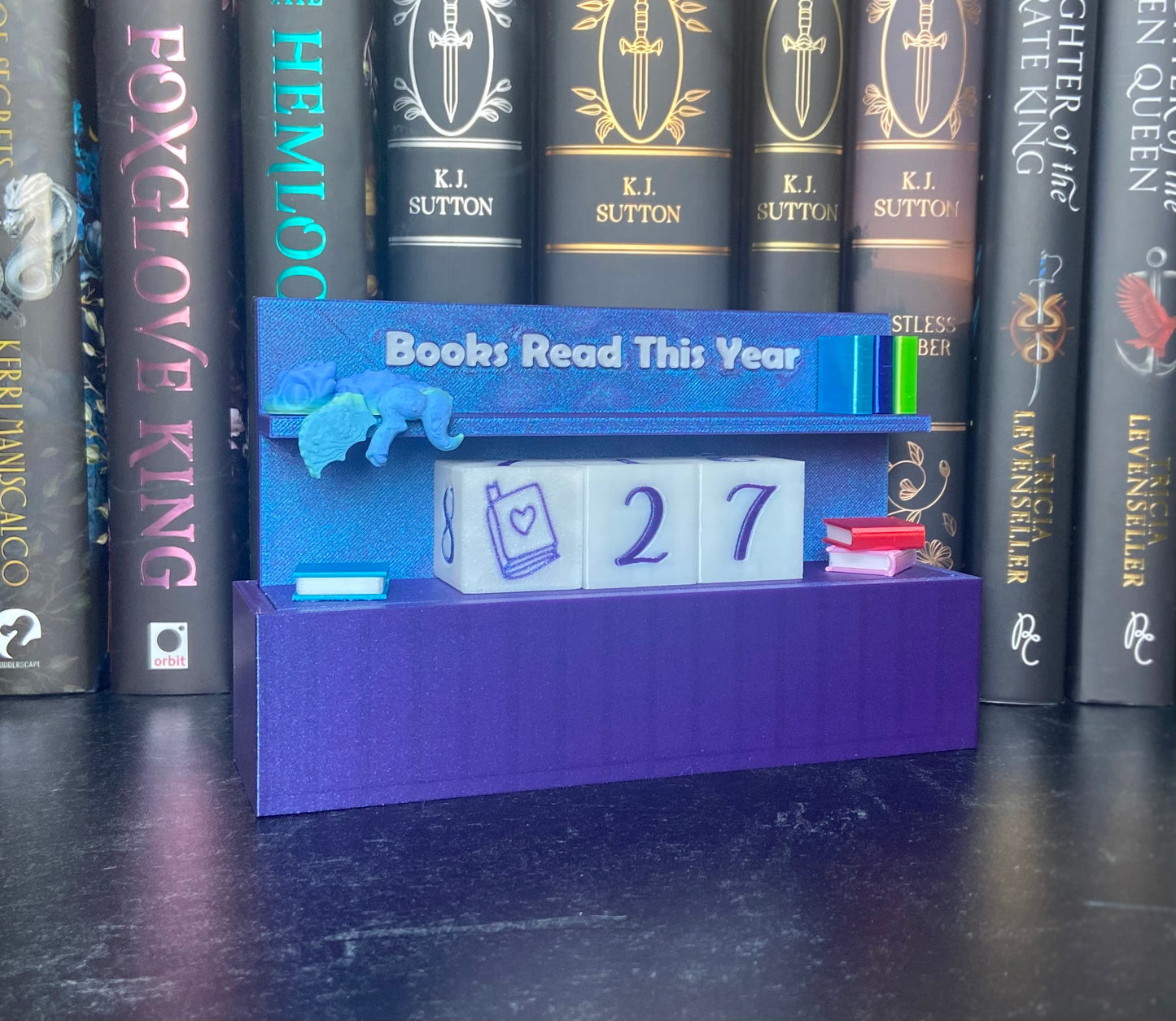 Books Read This Year Shelf Counter