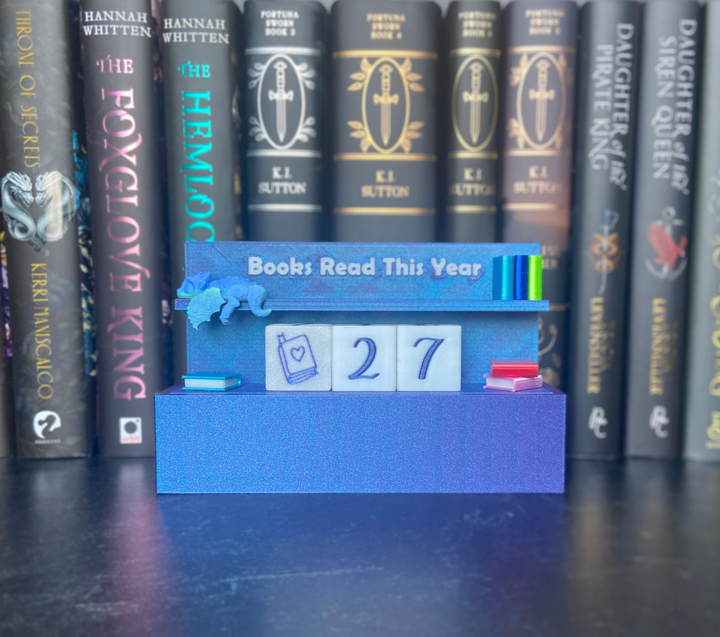 Books Read This Year Shelf Counter