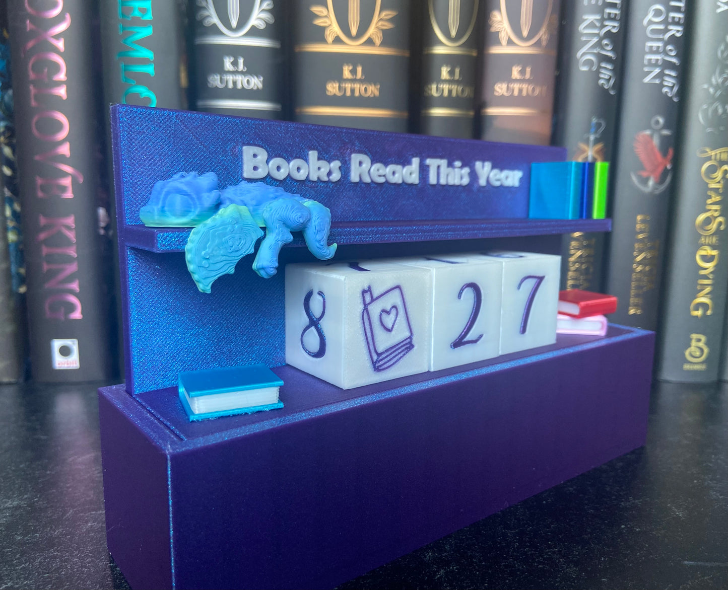 Books Read This Year Shelf Counter
