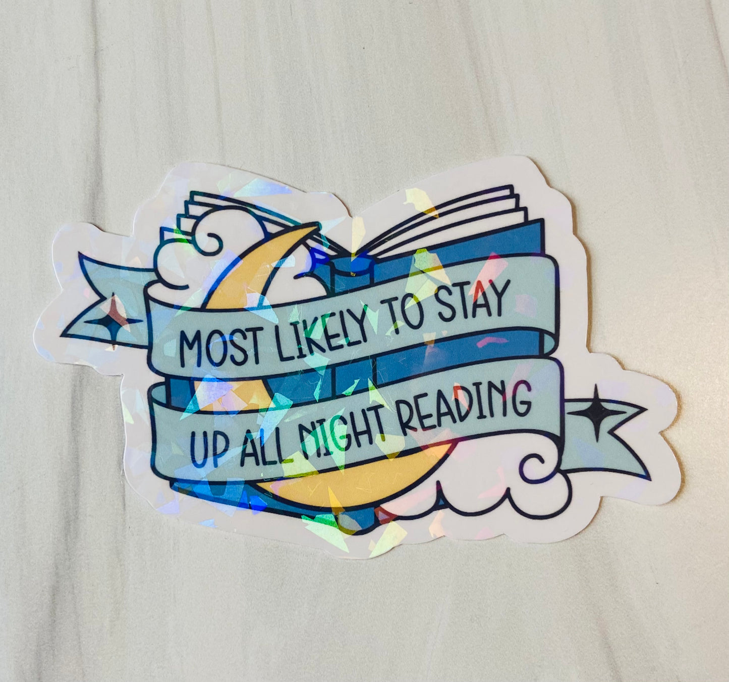 Most likely to stay up all night reading