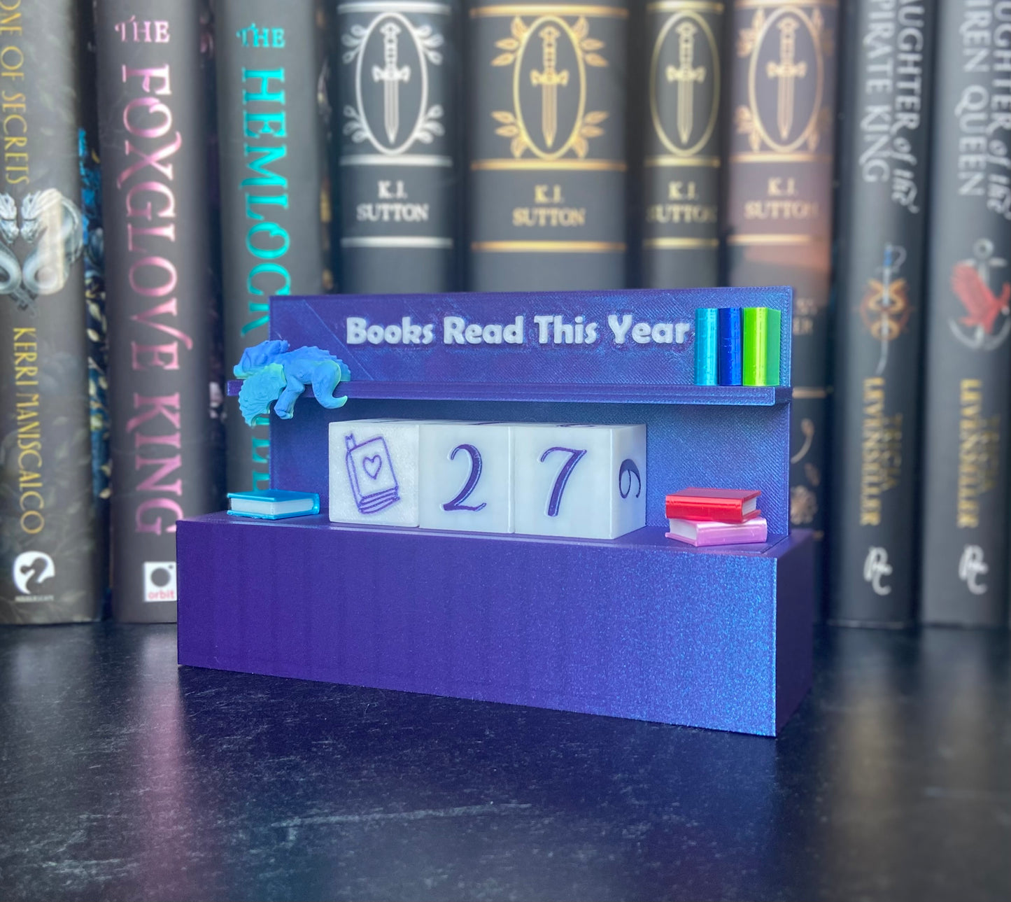 Books Read This Year Shelf Counter
