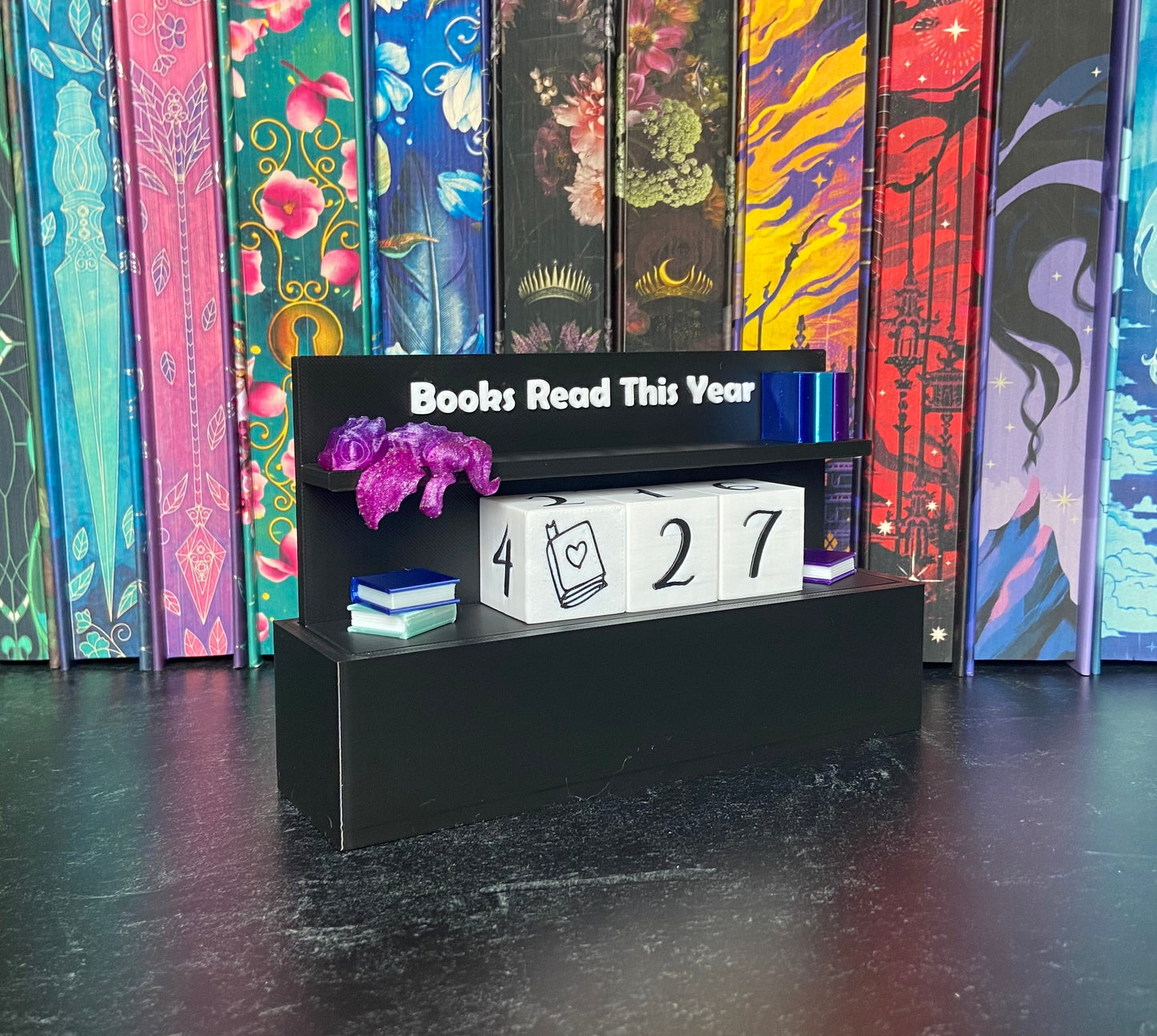 Books Read This Year Shelf Counter
