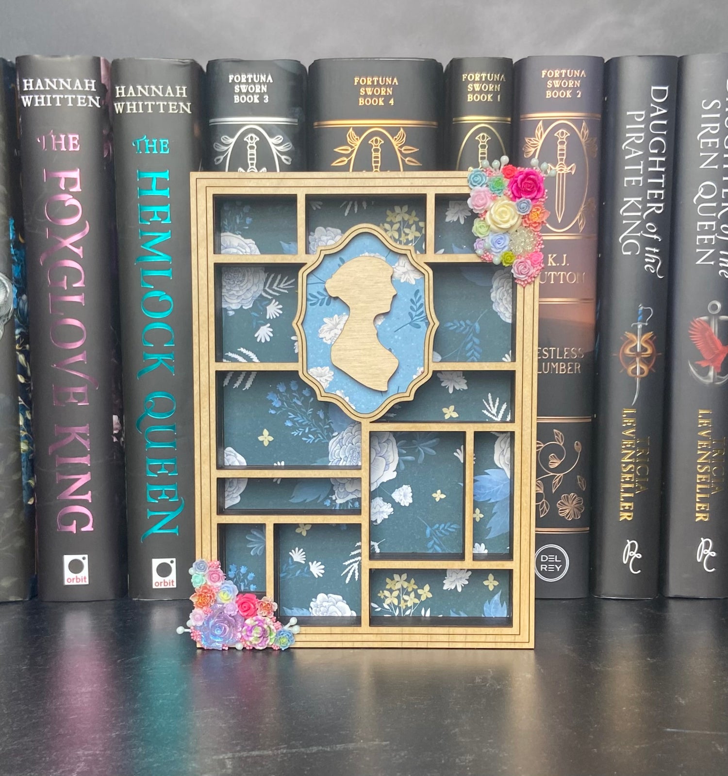 Empty Miniature Bookshelves
