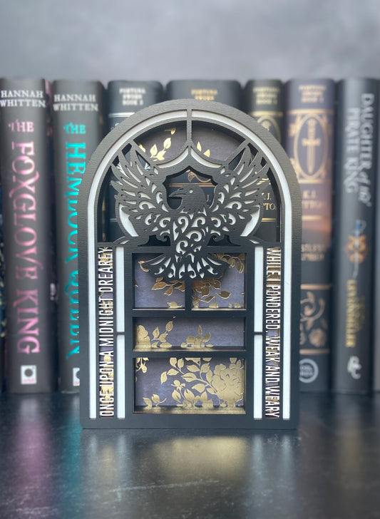 Nevermore Mini Bookshelf